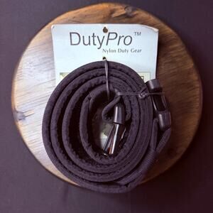Galls Duty Belt Size Large 40"-44" Sam Browne NP251 Nylon 2.25" Wide Black